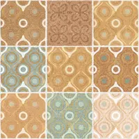 COTTO Floor Tile GP 40x40 cm RONNY MIX DECO R10 HYG PM