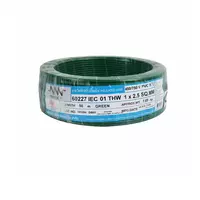 สายไฟ THW (IEC01) 1x2.5 ตร.มม. สีเขียว 50 เมตร NNN