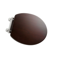 COTTO C9241 Elongated Wooden Toilet Seat Cover 8852425727091