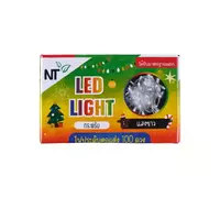 100 LED decorative lights, white light (flashing) NT