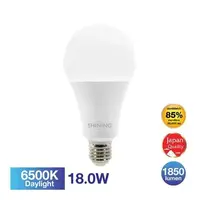 SHINING A80 E27 18W Daylight LED Bulb, Pear Shape