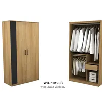 ตู้เสื้อผ้า2 บาน IN HOME WD-1019 ROMA/GP