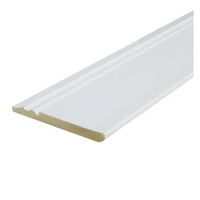 PS Baseboard Moulding MG3401-5 Matte White LINEDEKOR 9x300x0.7CM