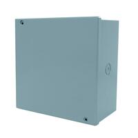 กล่องพักสาย Pull Box 4"x4"x4" สีเทา