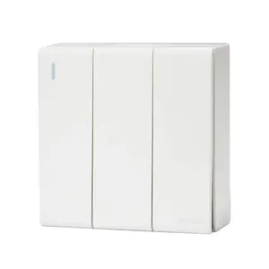 1-way switch set, 3 channels, SMR P50104N WH BTI-1