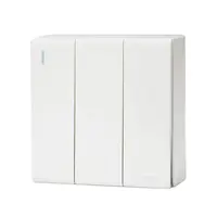 1-way switch set, 3 channels, SMR P50104N WH BTI