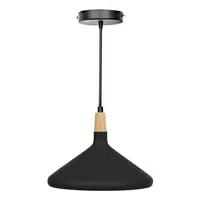 CHANDELIER MDL P307B CAR MT/WD BK 1L