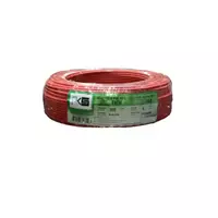 สายไฟ IEC01 THW 1X4X100 ม. สีแดง