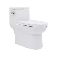 สุขภัณฑ์ 1 ชิ้น NASCO NC-8588-WA 4.5 ลิตร สีขาว