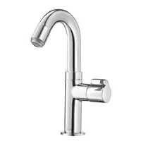 Single faucet for washbasin with LED light, Turbotech model, COTTO CT1211(LED)
