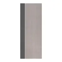 ประตูห้องน้ำ UPVC ไม่เจาะลูกบิด ECO-DOOR PB1 เซาะร่อง 70x180 ซม. สีเทา ทูโทน