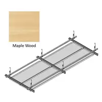 Hook On Aluminum Ceiling R-H200 Metalworks Maple Wood