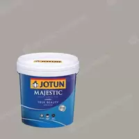 #1032 สีทาภายใน Jotun Majestic True Beauty ชนิดกึ่งเงา Iron Grey