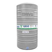 ถังเก็บน้ำ WAVE รุ่น PORCE 1000 ลิตร สีเทา