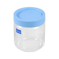 ขวดโหลแก้ว 0.5L กลม ฝาดึงฟ้า POP JAR