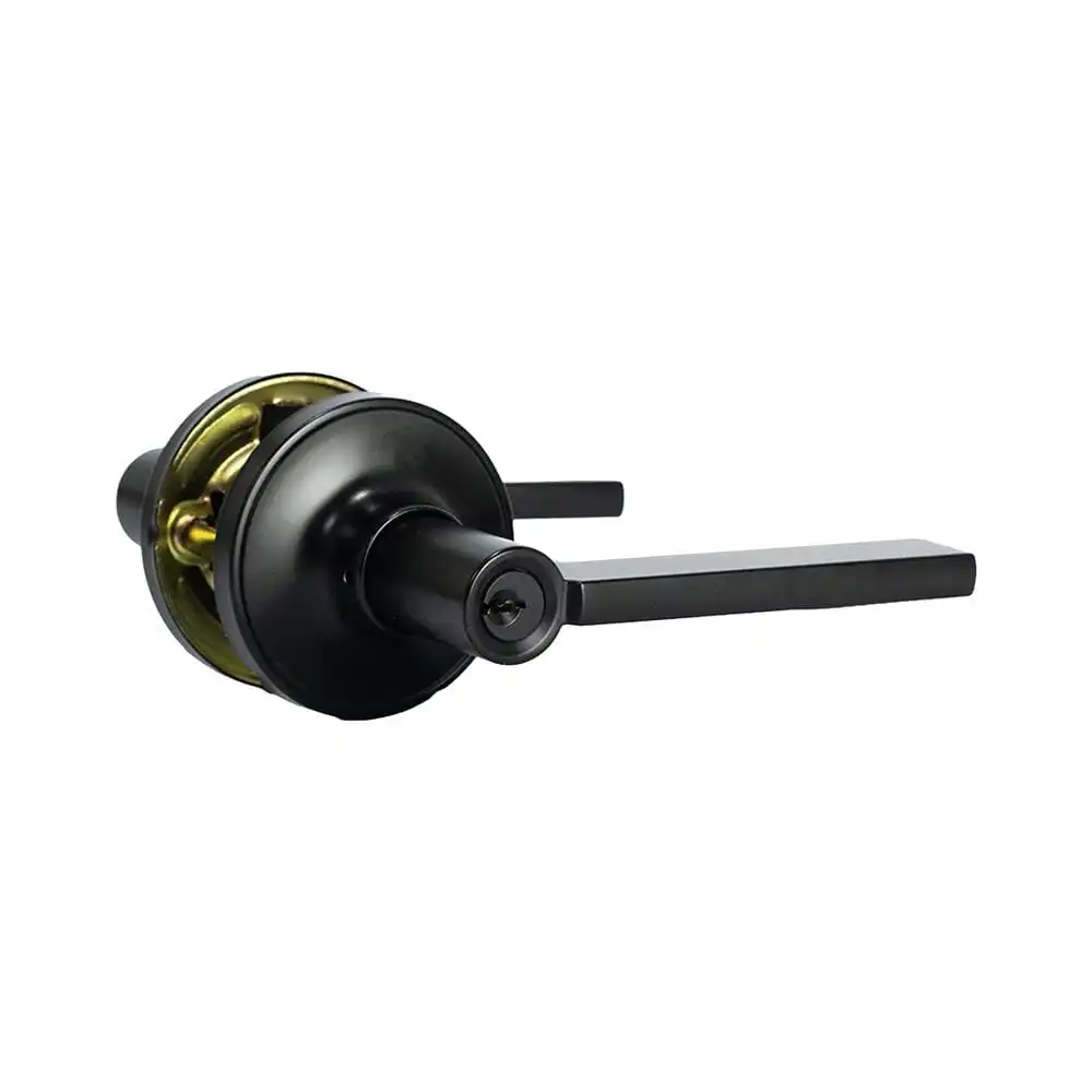 ENTRANCE LEVER YALE YLL-YK-ZN006BLK BLACK-1