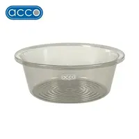 กะละมังกลม ACCO KLEAR 36.5 ซม. สีเทาใส
