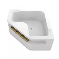 KOHLER Aleutian Plain bath with grip rails (Triangle Corner)