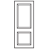 HDF Unix Extra P-02 White Primer 70x200x3.5 cm