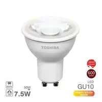 TOSHIBA MR16/PAR GU10 7 5W Warm White LED Bulb