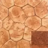 Stamp Concrete SCG Random Stone Orange Red
