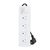 4-socket power strip, 1 switch, ET441-3M ELEK