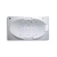 อ่างอาบน้ำวน+อัดอากาศ+หมอน American Standard รุ่น CELLO TF-8212-WT