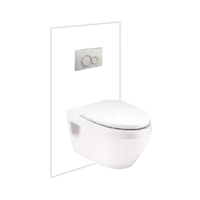 สุขภัณฑ์แขวนผนัง Nahm SVC2860HW10N01 รุ่นนาน ฝาปิด Click & Clean 3/4.5 ลิตร