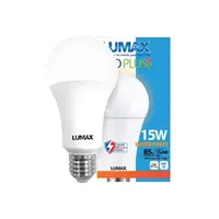 หลอดไฟ LED E27 15W วอร์มไวท์ LUMAX ECO PLUS GEN2