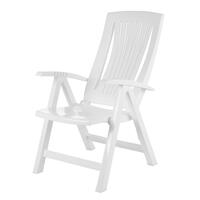 SPRING V10 WH PLASTIC PP LEISURE CHAIR