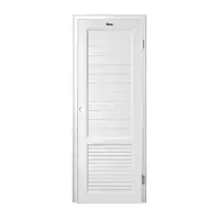 ชุดประตูห้องน้ำพร้อมวงกบ UPVC เจาะลูกบิด ASARA S933 70x180 ซม. สีขาว