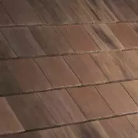 กระเบื้องหลังคา เลเจนท์ไลฟ์ไทล์ รุ่น English Thatch Flat Brown Flashed EFCT-5687