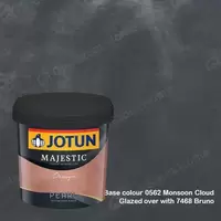 Jotun Majestic Design Pearl 0562 Monsoon Cloud + 7468 Bruno