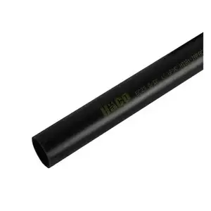 PVC straight pipe 2.90M 25MM black HACO-1