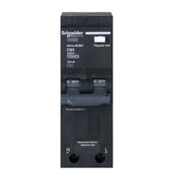 เมนเซอร์กิตเบรกเกอร์ 63 แอมป์ พร้อมกันไฟดูด/กันไฟรั่ว 2 โพล 1 เฟส SCHNEIDER 10kA