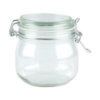 ขวดโหลแก้ว 0.6L ฝาสปริง CLEAR KECH