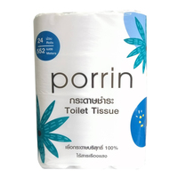 กระดาษชำระ PORRIN ROLL แพ็ค24