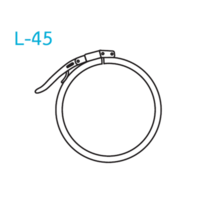 อุปกรณ์ท่อลม L-45 แหวนมือโยก