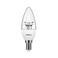 หลอดไฟ LED E14 4W วอร์มไวท์ หลอดจำปา LEKISE C35 STAR