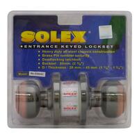 SOLEX 9280 BN BK/PB ENTRANCE KNOB