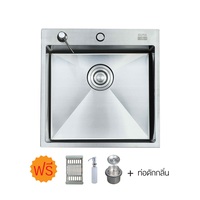 DURAFORM Promotion Price 1 hole stainless steel sink, grade 304, model Cubic R-3.0