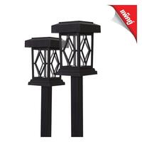 ไฟทางเดินโซล่าเซลล์ HI-TEK HFSG03002B 0.06 วัตต์ DAYLIGHT สีดำ