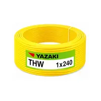 สายไฟ THW 240 ตร.มม. สีเหลือง YAZAKI