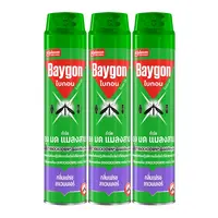 Baygon Insect Killer Spray Lavender Scent 520 ml x 3