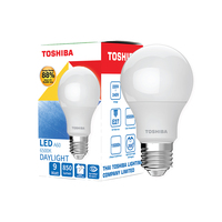 หลอดไฟ LED E27 9W เดย์ไลท์ ทรงลูกแพร์ TOSHIBA A60 G7