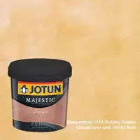 สีทาภายใน Jotun Majestic Design Pearl สี 1155 Buttery Cream + 10137 Sole