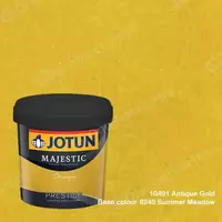 สีทาภายใน Jotun Majestic Design Prestige สี 10491 Antique Gold + 8249 Summer Meadow