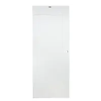 ประตูภายนอกUPVC AZLE PZV6 80x200WHเจาะ