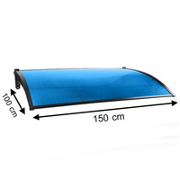 กันสาดโพลีคาร์บอเนต ผิวใส SUNSHIELD 100X150 ซม. สี...