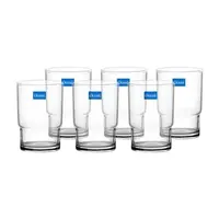 แก้วน้ำ 245ml OCEAN GLASS STACK แพ็ค 6 ใบ